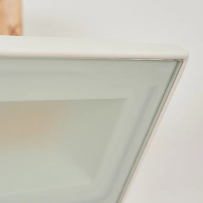 Hofstein Giresta Wandleuchte LED Braun, Weiß, 1-flammig 3 Hofstein Giresta Wandleuchte LED Braun, Weiß, 1-flammig – Bild 3