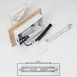 Hofstein Giresta Wandleuchte LED Braun, Weiß, 1-flammig 16 Hofstein Giresta Wandleuchte LED Braun, Weiß, 1-flammig -Wandleuchten Verkaufsgeschäft giresta wandleuchte h3436677 4