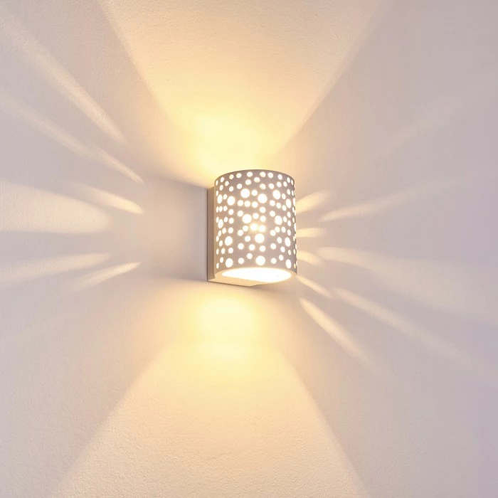 Hofstein Glenden Wandleuchte Weiß, 1-flammig 18 Hofstein Glenden Wandleuchte Weiß, 1-flammig – Bild 18