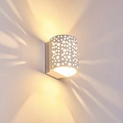 Hofstein Glenden Wandleuchte Weiß, 1-flammig 21 Hofstein Glenden Wandleuchte Weiß, 1-flammig -Wandleuchten Verkaufsgeschäft glenden wandleuchte h3266328 do4 2