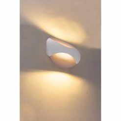 Globo ALEXANDRA Wandleuchte LED Wei&szlig;, 1-flammig -Wandleuchten Verkaufsgeschäft globo alexandra wandleuchte 78400w 4