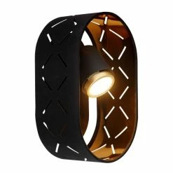 Globo CLARKE Wandleuchte LED Schwarz, 1-flammig