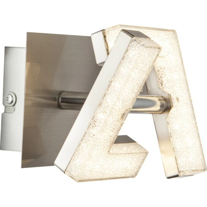 Globo EMMA Wandleuchte LED Nickel-Matt, 1-flammig 3 Globo EMMA Wandleuchte LED Nickel-Matt, 1-flammig – Bild 3