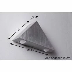 Globo GORDON Wandleuchte LED Aluminium, 3-flammig 13 Globo GORDON Wandleuchte LED Aluminium, 3-flammig -Wandleuchten Verkaufsgeschäft globo gordon wandleuchte 7601 do1 2