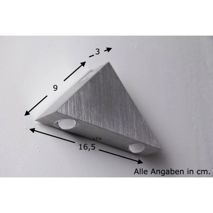 Globo GORDON Wandleuchte LED Aluminium, 3-flammig 3 Globo GORDON Wandleuchte LED Aluminium, 3-flammig – Bild 3