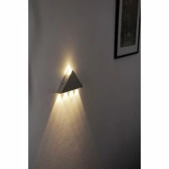 Globo GORDON Wandleuchte LED Chrom, Aluminium, Edelstahl, 5-flammig -Wandleuchten Verkaufsgeschäft globo gordon wandleuchte 7602 do1 8