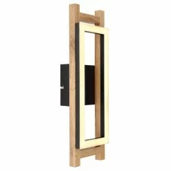 Globo ILLA Wandleuchte LED Schwarz, 1-flammig