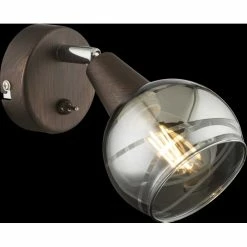 Globo Isla Wandstrahler LED Bronze, 1-flammig
