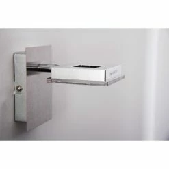 Globo Kerstin Wandleuchte LED Nickel-Matt, 1-flammig -Wandleuchten Verkaufsgeschäft globo kerstin wandleuchte 56138 1 16