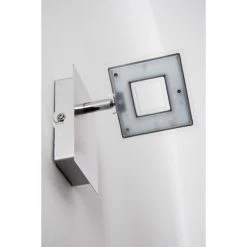 Globo Kerstin Wandleuchte LED Nickel-Matt, 1-flammig -Wandleuchten Verkaufsgeschäft globo kerstin wandleuchte 56138 1 5