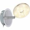 Globo Laila Wandleuchte LED Nickel-Matt, Chrom, 1-flammig