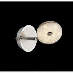 Globo Laila Wandleuchte LED Nickel-Matt, Chrom, 1-flammig -Wandleuchten Verkaufsgeschäft globo laila wandleuchte 56123 1 3