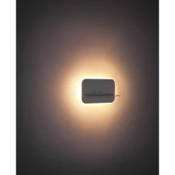 Globo LEMUR Wandleuchte LED Weiß, 1-flammig -Wandleuchten Verkaufsgeschäft globo lemur wandleuchte 78402 4