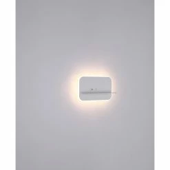 Globo LEMUR Wandleuchte LED Weiß, 1-flammig -Wandleuchten Verkaufsgeschäft globo lemur wandleuchte 78402 5