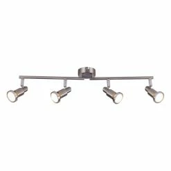 Globo LOSSA Strahler LED Nickel-Matt, 4-flammig -Wandleuchten Verkaufsgeschäft globo lossa strahler 57384 4 2