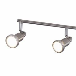 Globo LOSSA Strahler LED Nickel-Matt, 4-flammig -Wandleuchten Verkaufsgeschäft globo lossa strahler 57384 4 3