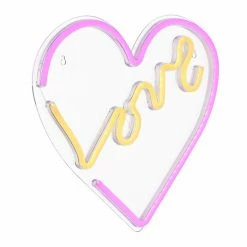 Globo LOVE Dekoleuchte LED Transparent, Klar, 1-flammig