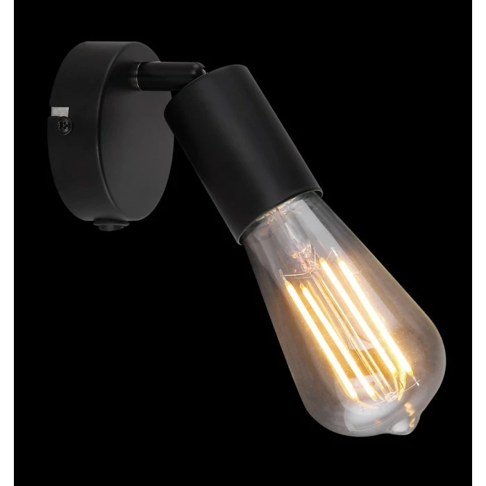 Globo MARTHA Strahler Schwarz, 1-flammig 2 Globo MARTHA Strahler Schwarz, 1-flammig – Bild 2