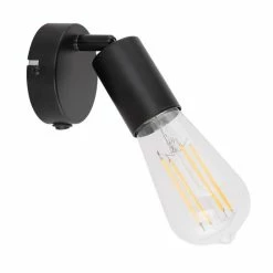 Globo MARTHA Strahler Schwarz, 1-flammig 8 Globo MARTHA Strahler Schwarz, 1-flammig -Wandleuchten Verkaufsgeschäft globo martha strahler 54008 1 2