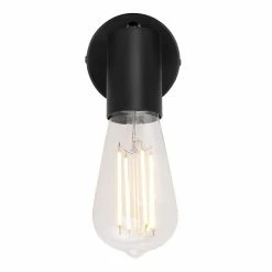 Globo MARTHA Strahler Schwarz, 1-flammig 9 Globo MARTHA Strahler Schwarz, 1-flammig -Wandleuchten Verkaufsgeschäft globo martha strahler 54008 1 3