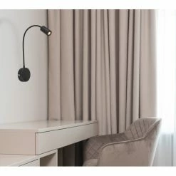 Globo MILLY Wandleuchte LED Schwarz, 1-flammig