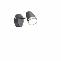 Globo NERO Wandspot LED Anthrazit, 1-flammig