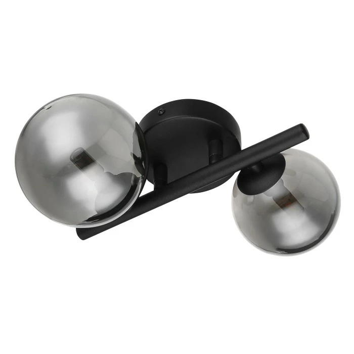 Globo RIHA Wandleuchte LED Schwarz, 2-flammig 3 Globo RIHA Wandleuchte LED Schwarz, 2-flammig – Bild 3