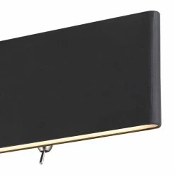 Globo SIEGFRIED Wandleuchte LED Schwarz, 1-flammig -Wandleuchten Verkaufsgeschäft globo siegfried wandleuchte 41751 12b 2