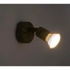 Globo Strahler OLANA Grün, Rostfarben, 1-flammig -Wandleuchten Verkaufsgeschäft globo strahler olana 57381 1g 2