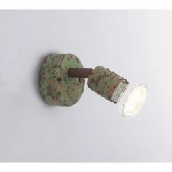 Globo Strahler OLANA Grün, Rostfarben, 1-flammig -Wandleuchten Verkaufsgeschäft globo strahler olana 57381 1g 3