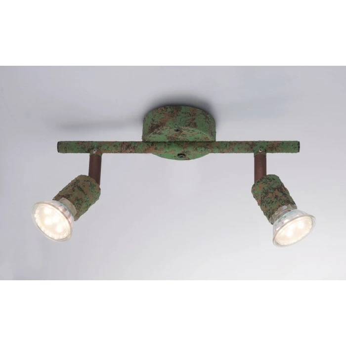 Globo Strahler OLANA Grün, Rostfarben, 2-flammig 4 Globo Strahler OLANA Grün, Rostfarben, 2-flammig – Bild 4