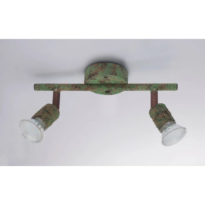 Globo Strahler OLANA Grün, Rostfarben, 2-flammig 5 Globo Strahler OLANA Grün, Rostfarben, 2-flammig – Bild 5