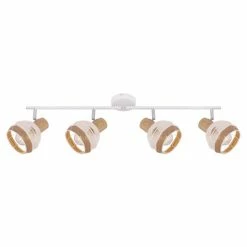 Globo Strahler WIDY Weiß, 4-flammig -Wandleuchten Verkaufsgeschäft globo strahler widy 54021 4 2