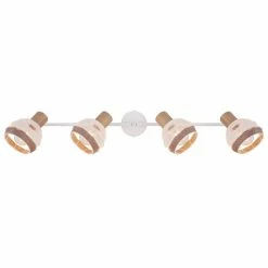 Globo Strahler WIDY Weiß, 4-flammig -Wandleuchten Verkaufsgeschäft globo strahler widy 54021 4 3