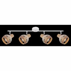 Globo Strahler WIDY Weiß, 4-flammig -Wandleuchten Verkaufsgeschäft globo strahler widy 54021 4 6