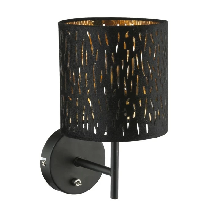 Globo TUXON Wandleuchte Schwarz, 1-flammig 2 Globo TUXON Wandleuchte Schwarz, 1-flammig – Bild 2
