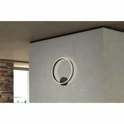 Globo VICTORIA Wandleuchte LED Schwarz, 1-flammig