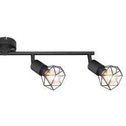 Globo XARA Strahler Schwarz, 4-flammig -Wandleuchten Verkaufsgeschäft globo xara strahler 54802s 4 4