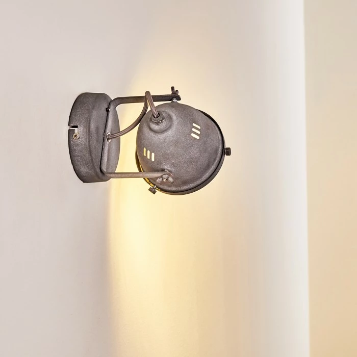 Hofstein Glostrup Wandleuchte LED Grau, 1-flammig 12 Hofstein Glostrup Wandleuchte LED Grau, 1-flammig – Bild 12