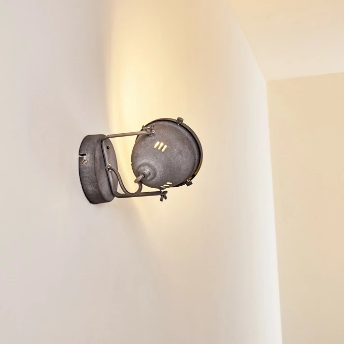 Hofstein Glostrup Wandleuchte LED Grau, 1-flammig 14 Hofstein Glostrup Wandleuchte LED Grau, 1-flammig – Bild 14