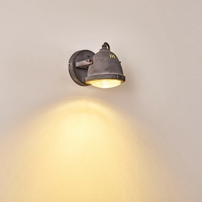 Hofstein Glostrup Wandleuchte LED Grau, 1-flammig 19 Hofstein Glostrup Wandleuchte LED Grau, 1-flammig – Bild 19