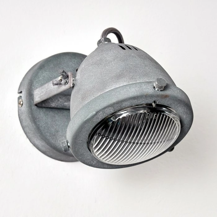 Hofstein Glostrup Wandleuchte LED Grau, 1-flammig 4 Hofstein Glostrup Wandleuchte LED Grau, 1-flammig – Bild 4