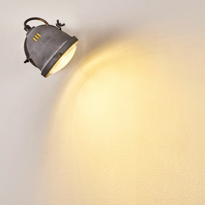 Hofstein Glostrup Wandleuchte LED Grau, 1-flammig 8 Hofstein Glostrup Wandleuchte LED Grau, 1-flammig – Bild 8