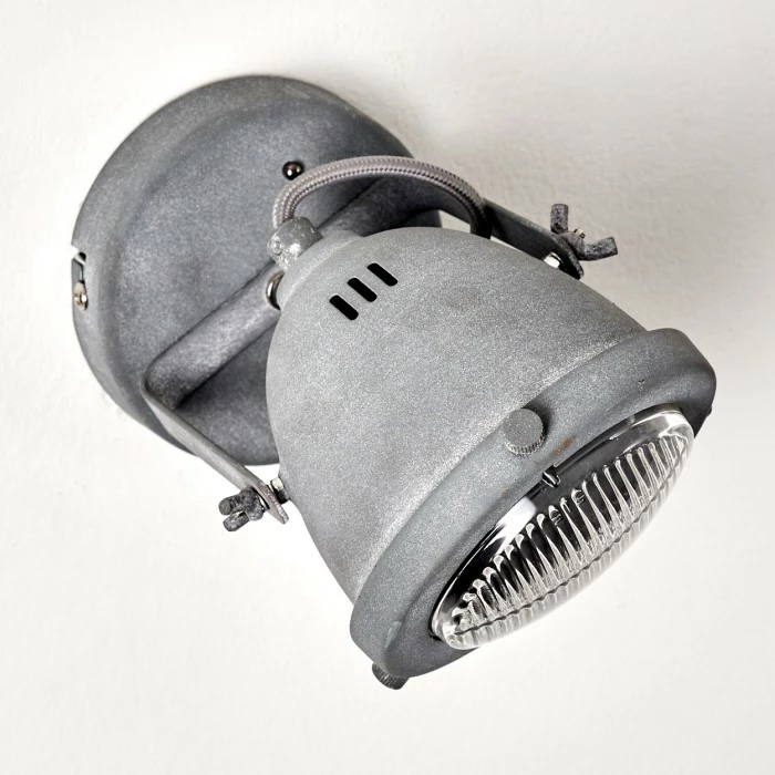 Hofstein Glostrup Wandleuchte LED Grau, 1-flammig 9 Hofstein Glostrup Wandleuchte LED Grau, 1-flammig – Bild 9