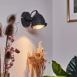 Hofstein Glostrup Wandleuchte LED Schwarz, 1-flammig -Wandleuchten Verkaufsgeschäft glostrup wandleuchte h3395141 8