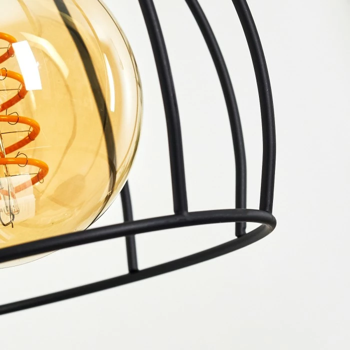 Hofstein Gondo Wandleuchte Schwarz, Holz hell, 1-flammig 10 Hofstein Gondo Wandleuchte Schwarz, Holz hell, 1-flammig – Bild 10