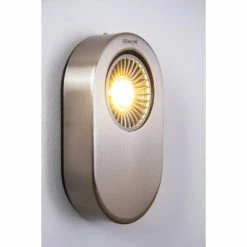 Hofstein Granada Wandleuchte LED Nickel-Matt, 1-flammig -Wandleuchten Verkaufsgeschäft granada wandleuchte h3002261 3