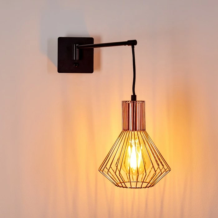 Hofstein Grönhöj Wandleuchte Schwarz, 1-flammig 13 Hofstein Grönhöj Wandleuchte Schwarz, 1-flammig – Bild 13