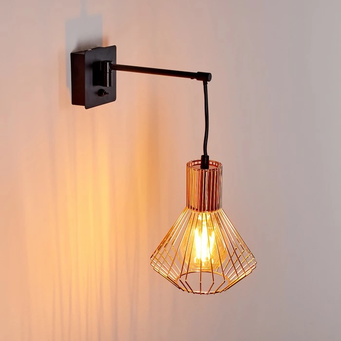 Hofstein Grönhöj Wandleuchte Schwarz, 1-flammig 8 Hofstein Grönhöj Wandleuchte Schwarz, 1-flammig – Bild 8