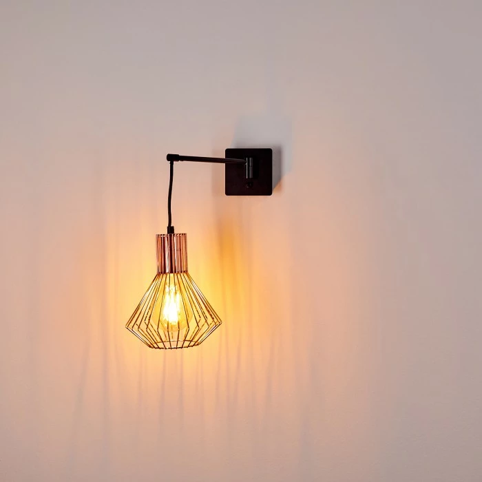 Hofstein Grönhöj Wandleuchte Schwarz, 1-flammig 10 Hofstein Grönhöj Wandleuchte Schwarz, 1-flammig – Bild 10